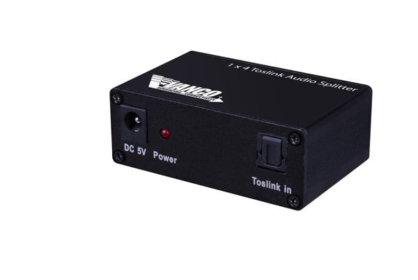 1x4 Toslink Audio Splitter