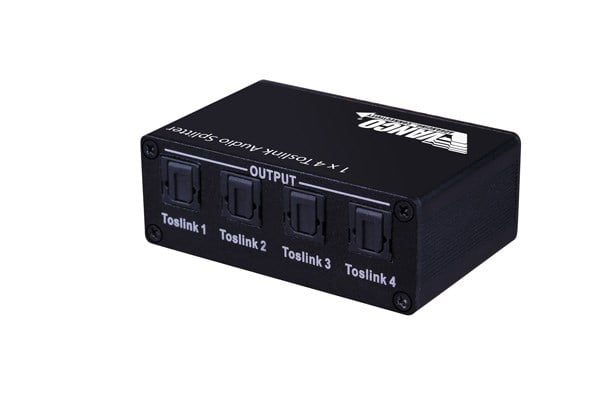 1x4 Toslink Audio Splitter