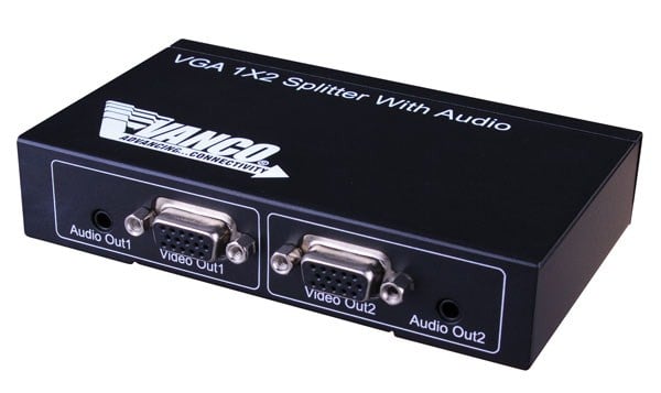 S-VGA 1x2 Splitter with Audio