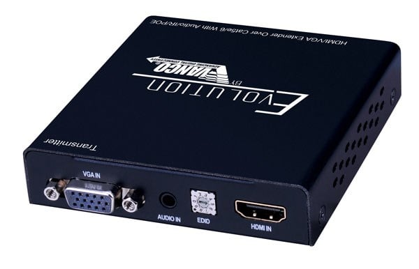 Evolution Hdmi® And Vga Extender Over Single Cat5e/cat6 Cable