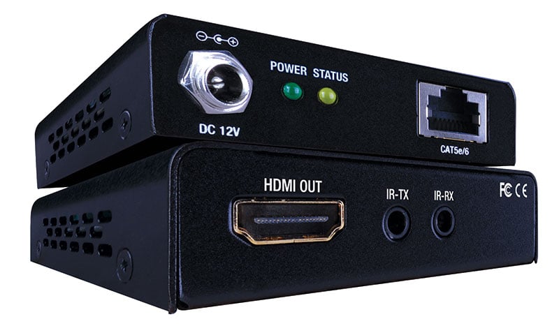 Evolution Ultra Slim Hdmi® Over Single Cat5e/cat6 Cable Extender With Poe