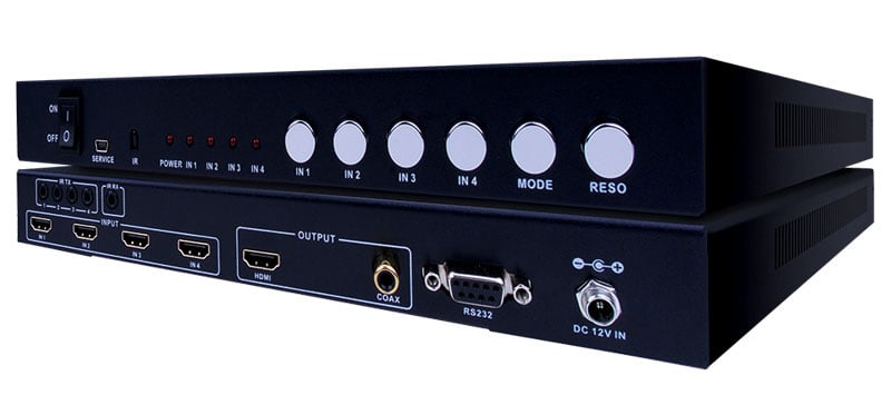 Evolution Hdmi® 4 X 1 Selector Switch With Seamless Switching And Multiview