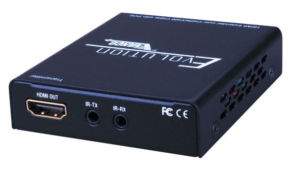 Evolution Ultra Slim Hdmi® Over Single Cat5e/cat6 Cable Extender With Poe