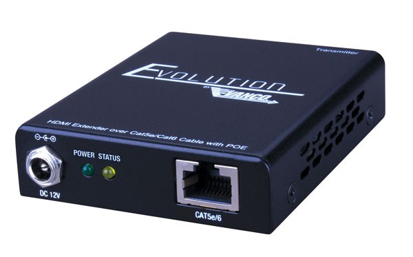 Evolution Ultra Slim Hdmi® Over Single Cat5e/cat6 Cable Extender With Poe