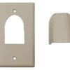 Custom Two Piece Bulk Cable Wall Plates