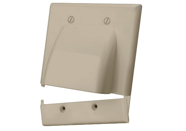 Hinged Bulk Cable Wall Plate