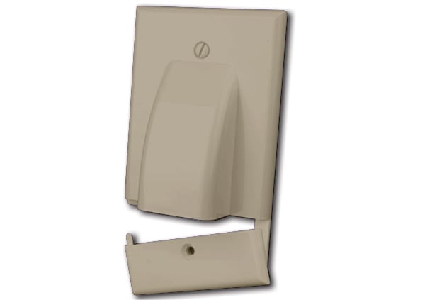Hinged Bulk Cable Wall Plate