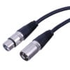 3 Pin Male To 3 Pin Female Xlr Cable