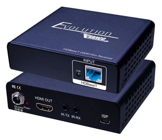 Evolution Hdbaset™ Receiver 230ft/70m