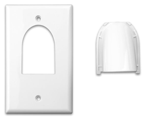 Custom Two Piece Bulk Cable Wall Plates