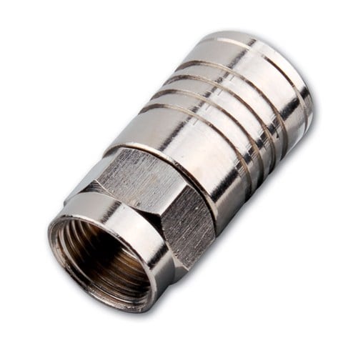 Male Tool Less "f" Coaxial Connector