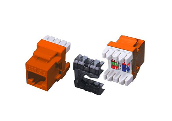 Category 5e 180 Degree Keystone Inserts Vanco