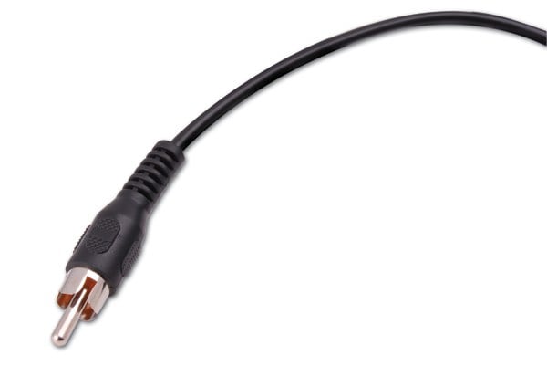 Nickel Plated Rca Male Plug To Rca Male Plug Cable
