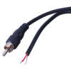 Audio Patch Cable Rca Male Plug To Stripped Tinned End