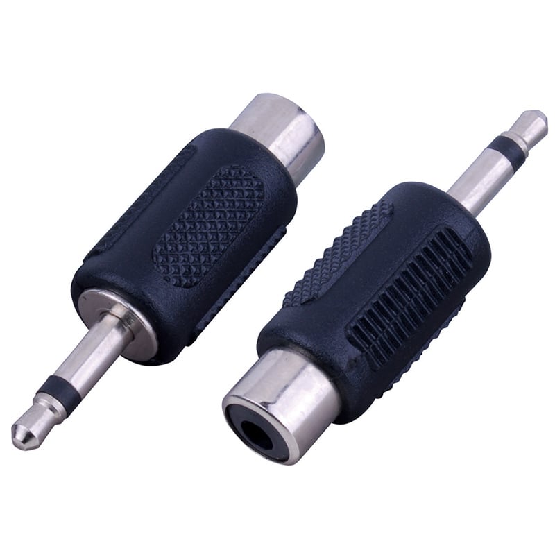 Adaptateur Jack 3,5 mm Mono / M > RCA / F - Trademos