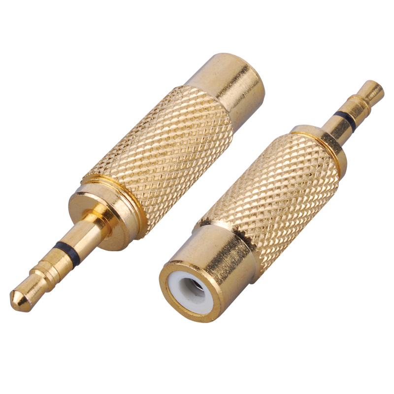 3.5 Mm Mono Plug Rca Female Jack Adapter