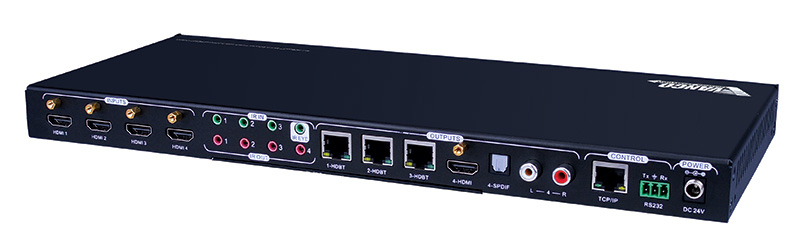 4x3 Hdbaset™ Matrix Selector Switch With Additional Hdmi® Output