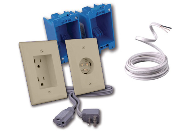 Rapid Link Power™ By Vanco The Complete Install Kit With Romex® Cable Vanco, Light Almond