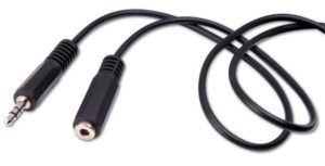 3.5 Mm Straight Stereo Headphone Extension Cable (3.5 Mm Plug To Jack)
