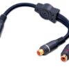 Rca Metal "y" Cable Adapters