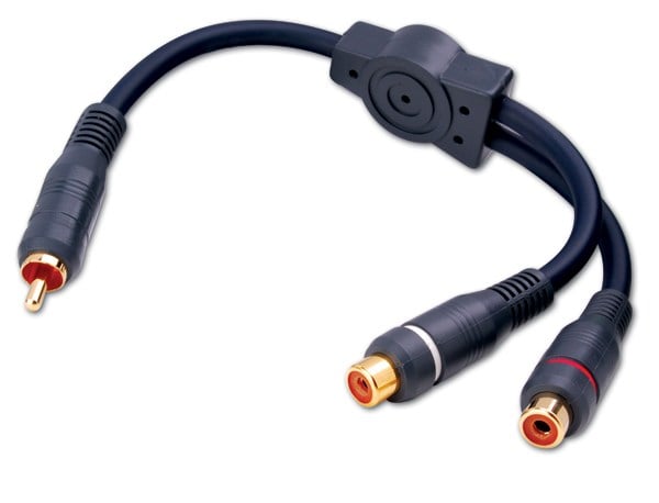 Rca Metal "y" Cable Adapters