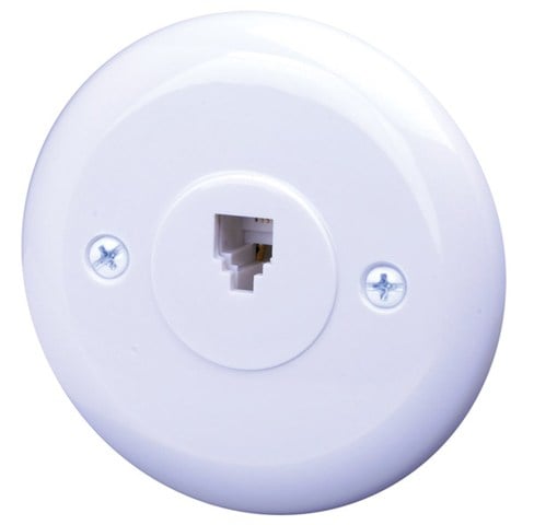 Color Mate® Round Flush Jack