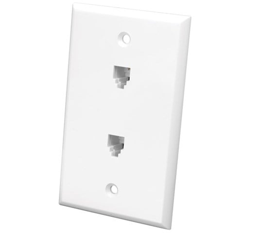 Color Mate® Dual Flush Wall Plate