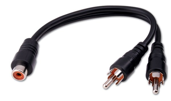 2 Rca Male Plugs To Rca Female Jack 