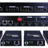 Evolution Hdmi® 4 X 4 Matrix Selector Switch Over Cat5e/cat6 With Poe Receivers