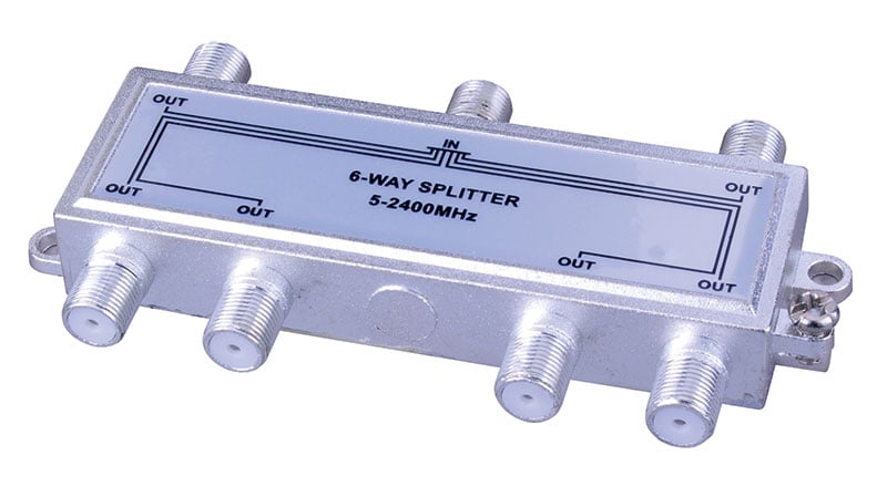 6 Way 2.4 Ghz Satellite Splitter