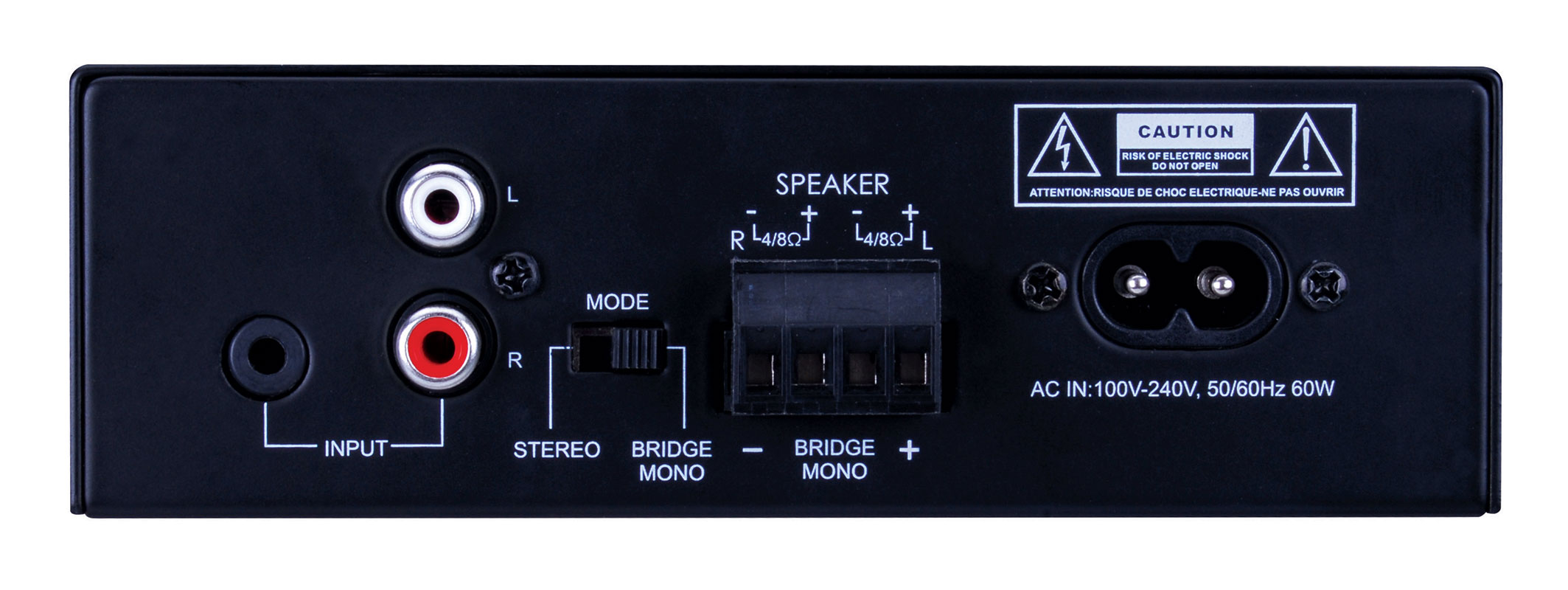 Pulseaudio 2 Channel, Class D Amplifier 25w