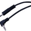 Right Angle 3.5mm Stereo Plug To 3.5mm Stereo Plug Cable