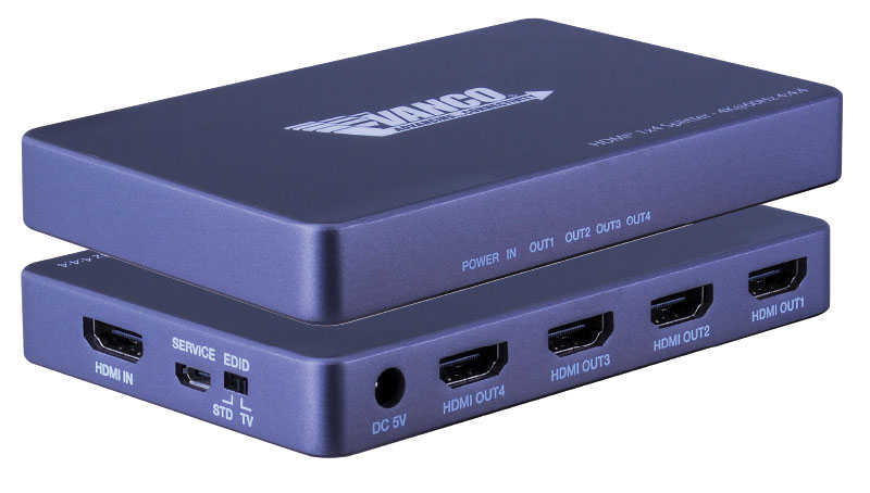 Hdmi® 1x4 4k Splitter With Hdr