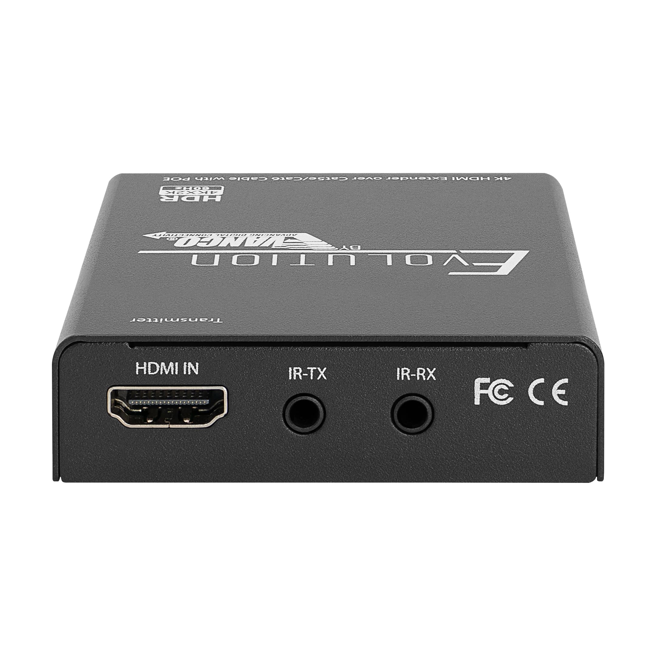 EV4K2006-TX-back-straight Evolution 4k Hdmi Extender - TX Back Straight