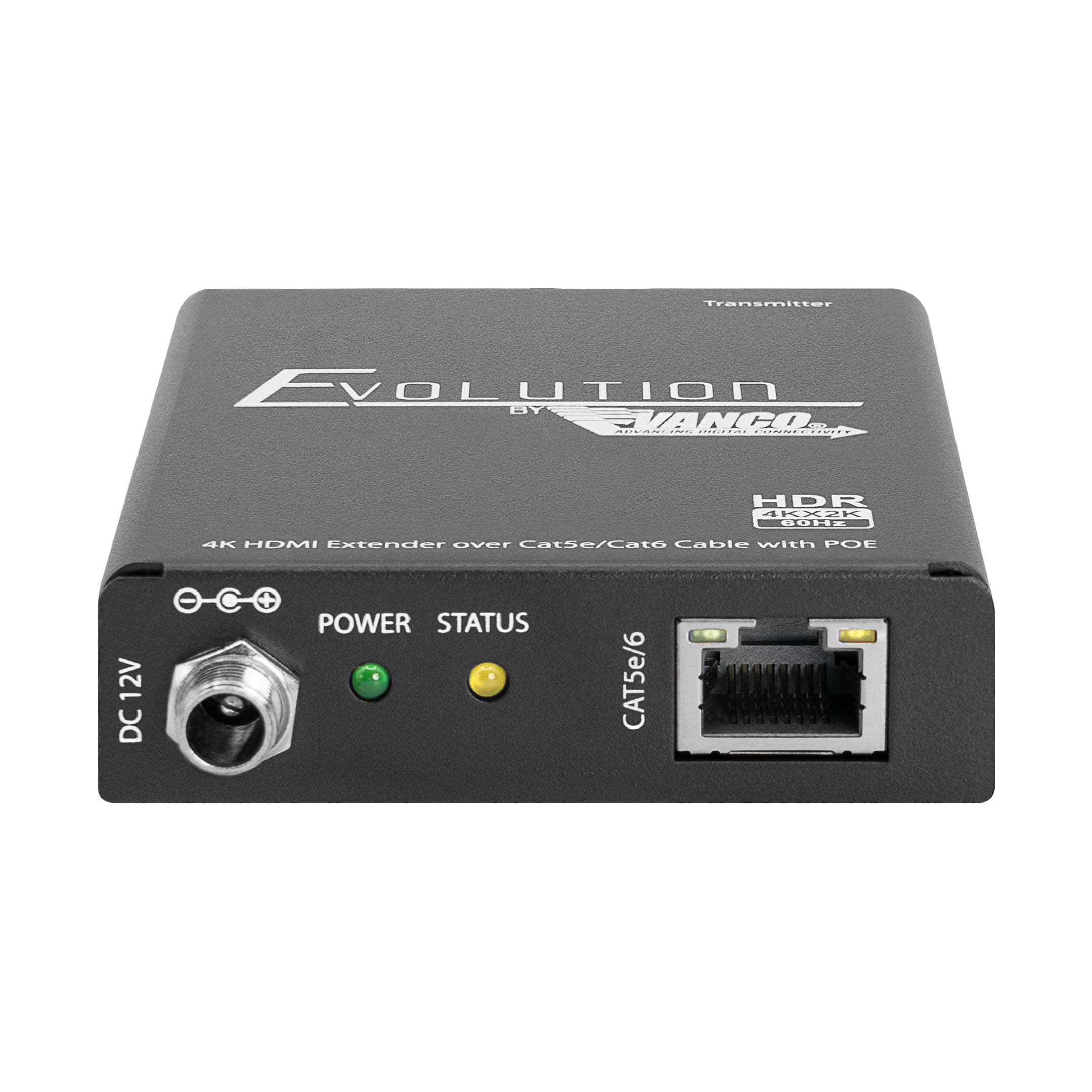 EV4K2006-TX-front-straight Evolution 4k Hdmi Extender - TX Front Straight