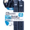 6 Outlet Surge Protector Strip Twin Pack