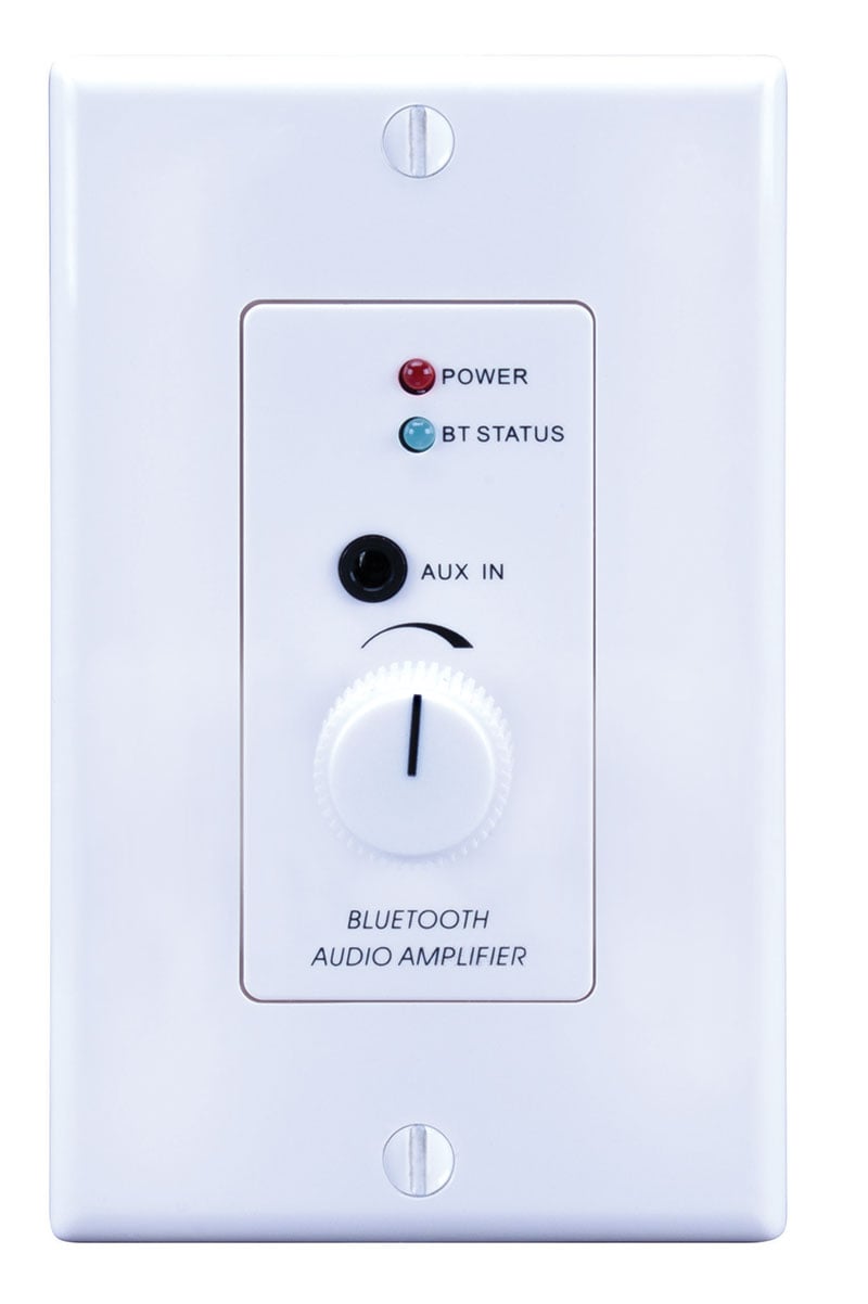 30w, 2 Channel Wall Plate Amplifier With Bluetooth Wireless Technology