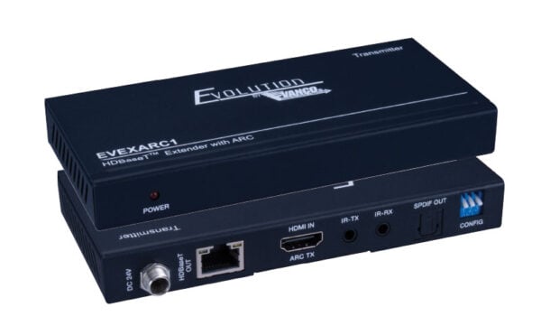 Hdbaset Extender Over Single Cat5e/cat7 With Arc And Digital Audio Breakout
