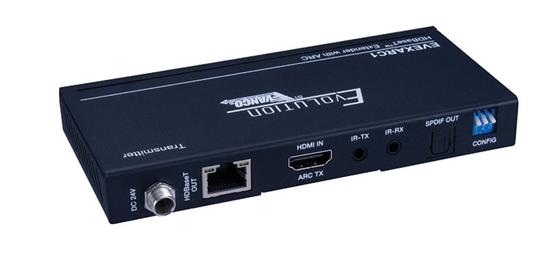 Hdbaset Extender Over Single Cat5e/cat7 With Arc And Digital Audio Breakout