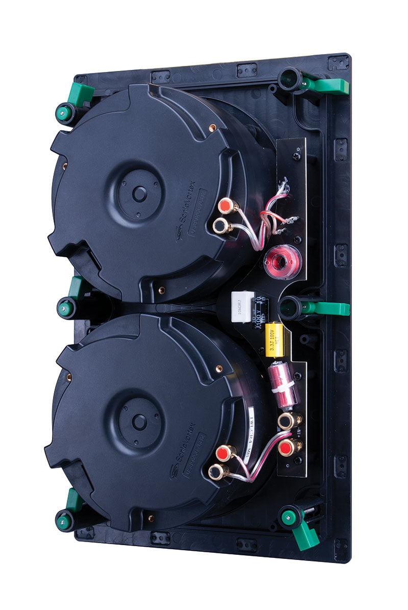 Dual 4" Lcr 2 Way In Wall Speaker