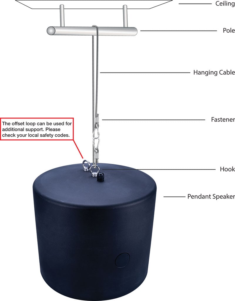 Pendant Speaker Enclosures