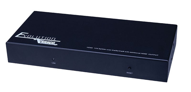 1x4 4k Hdmi Splitter With Utp Ports And Hdmi Pass Through