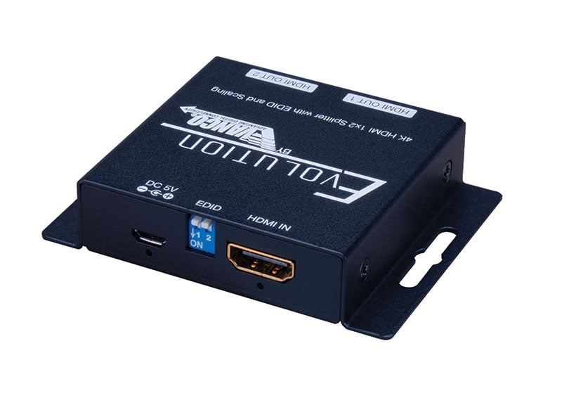 4k Hdmi 1x2 Splitter With Edid And Scaling