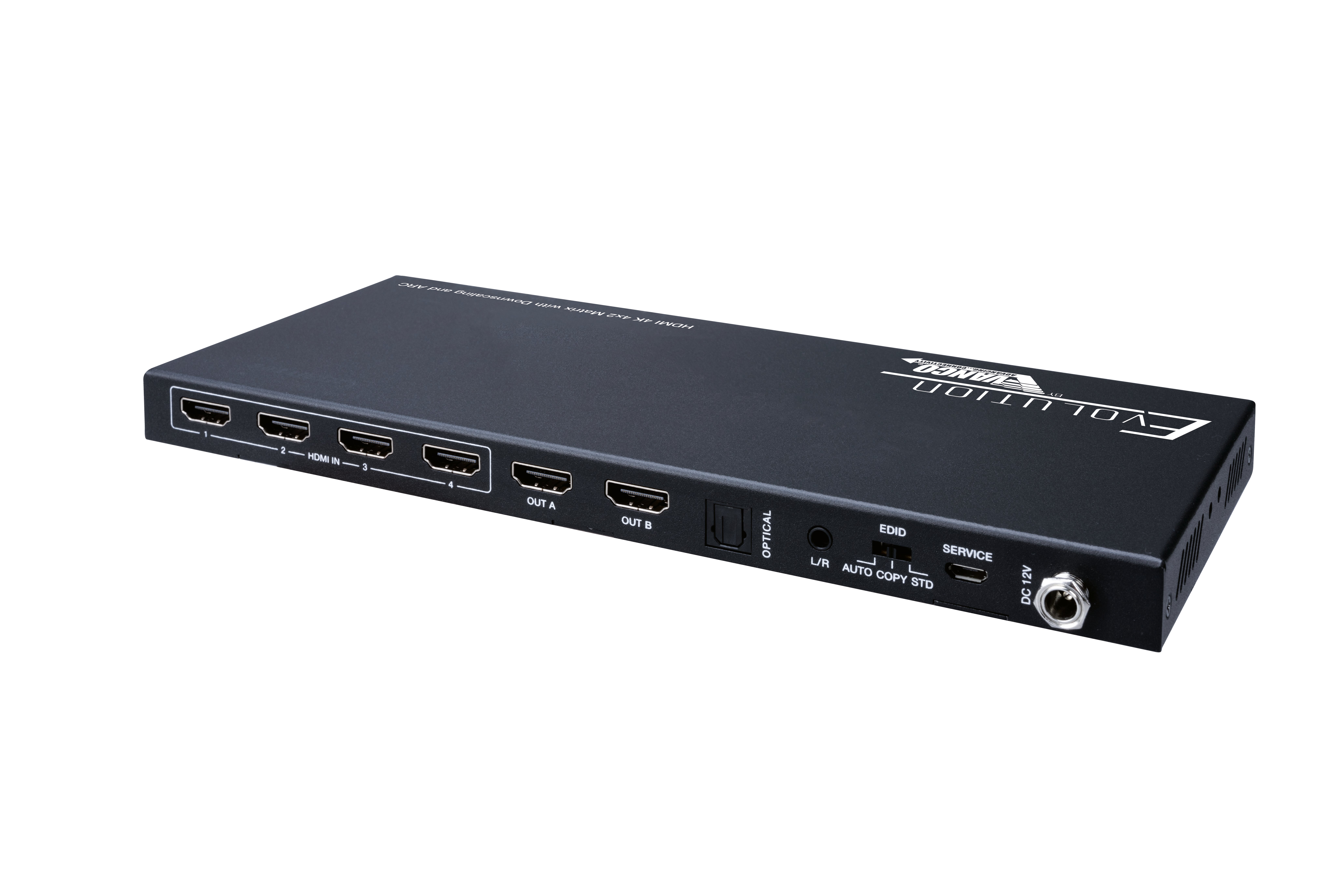 Hdmi® 4k 4x2 Matrix With Downscaling And Arc