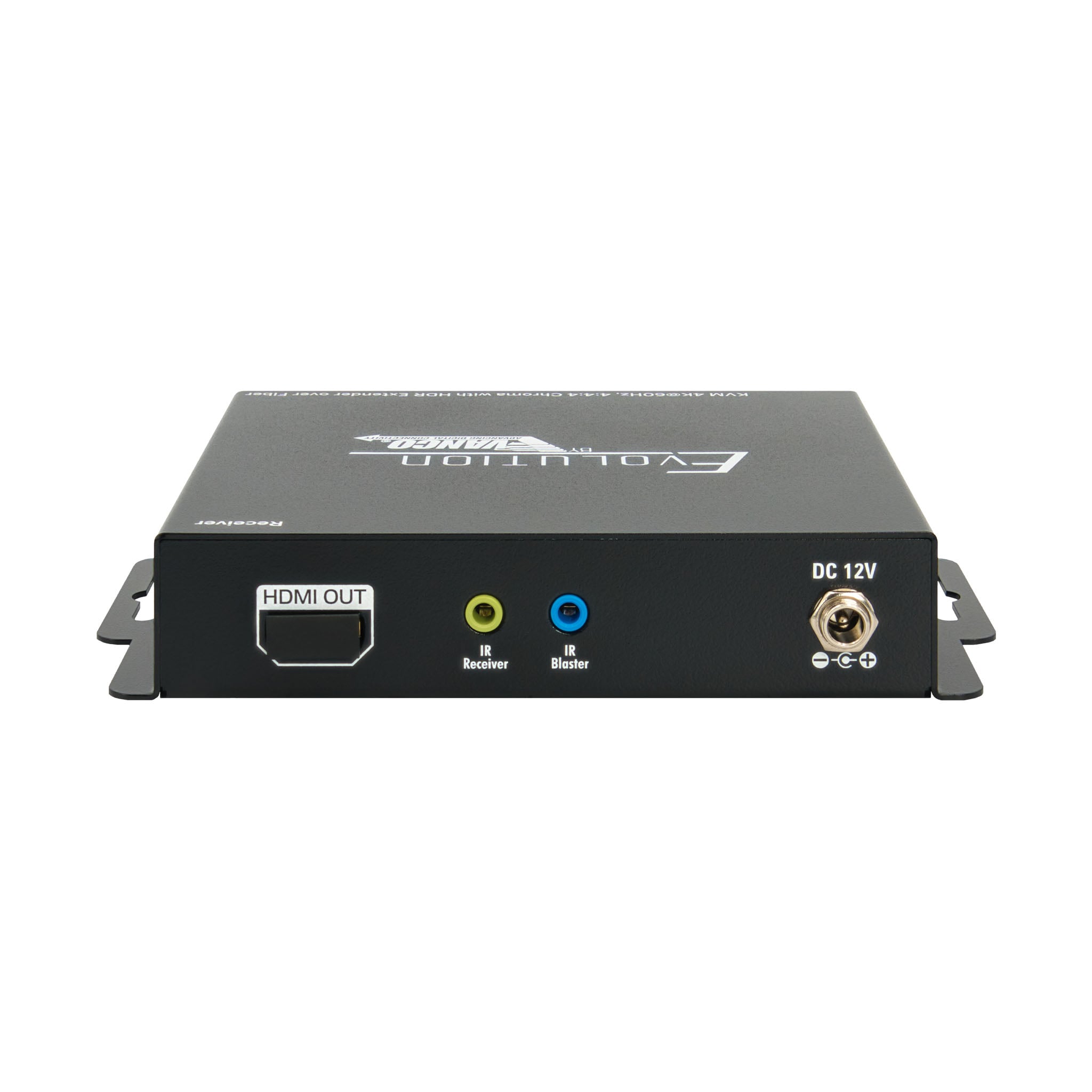 EVEXFBRK1-RX-back-straight Hdmi Extender Over Fiber With Kvm Usb Pass Through