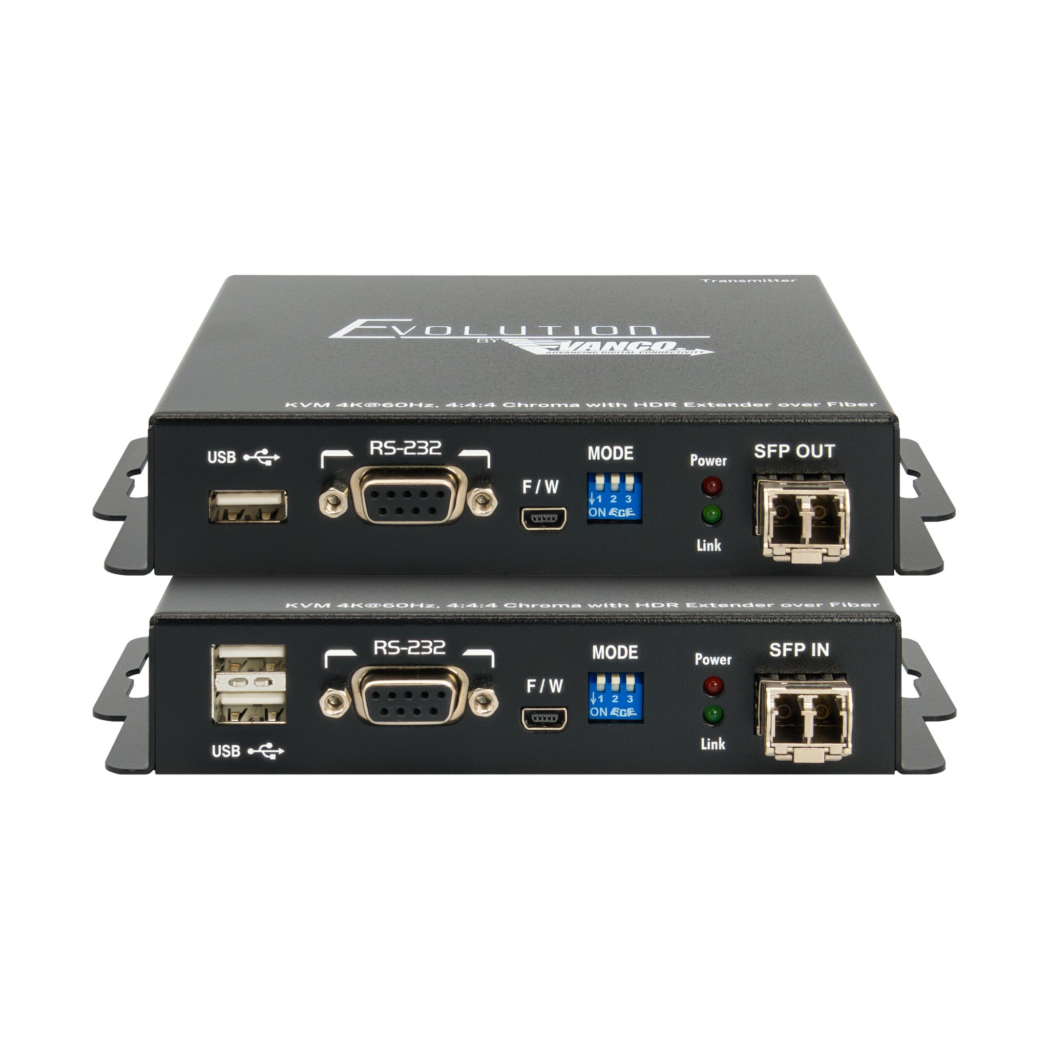 Hdmi Extender Over Fiber With Kvm Usb Pass Through - Hero