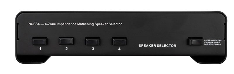 4 Pair Stereo Speaker Selector Box