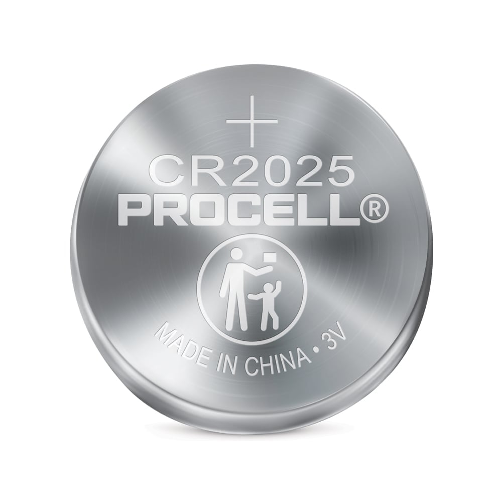 Procell Lithium Coin Cr2025, 3v
