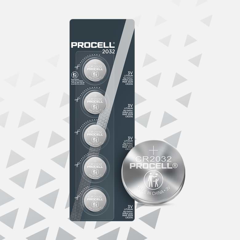 PC2032-hero-packaging Procell Lithium Coin Cr2032, 3v
