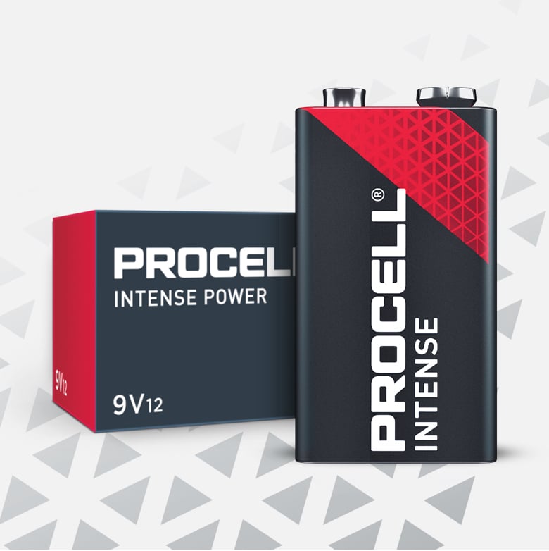 Procell® Intense 9v Alkaline Battery